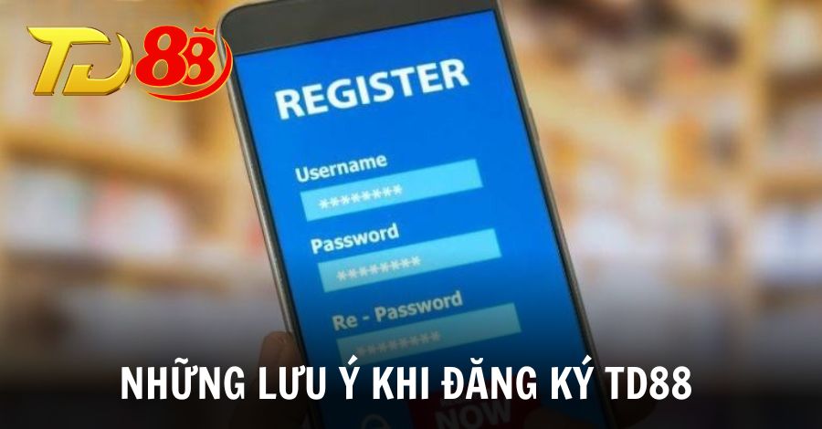Tổng hợp các lưu ý quan trọng khi đăng ký tài khoản TD88